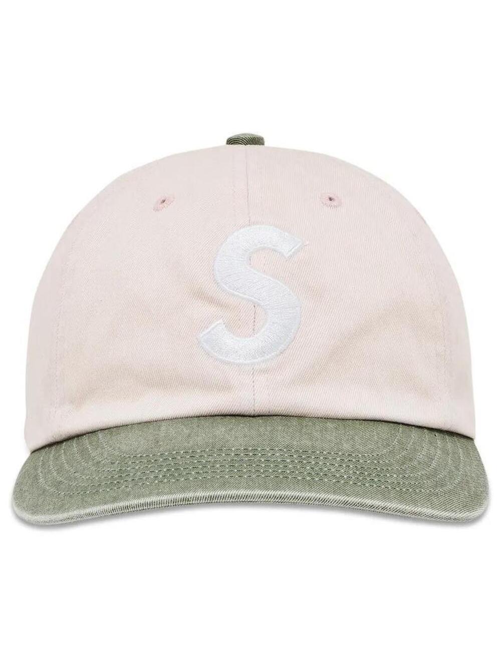 Supreme Pigment Coated 2-Tone S Logo 6-Panel Pink